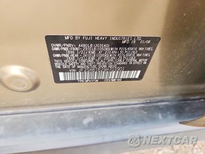 Zdjęcie 12 z 12 samochodu: 2009 SUBARU FORESTER 2.5X VIN:JF2SH61629H703901 - miniatura