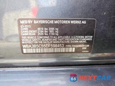 Zdjęcie 12 z 12 samochodu: 2013 BMW 328 XI SULEV VIN:WBA3B5C55DF598453 - miniatura