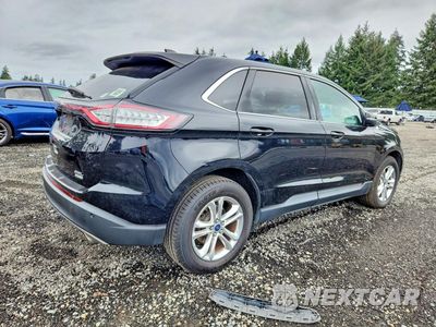 Trzecie zdjęcie samochodu z tyłu: 2017 FORD EDGE SEL VIN:2FMPK3J90HBC27122 - miniatura