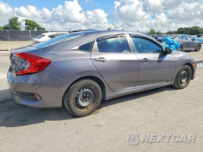 Trzecie zdjęcie samochodu z tyłu: 2017 HONDA CIVIC LX VIN:19XFC2F51HE036699 - miniatura