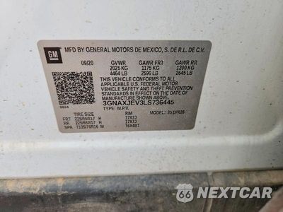 Zdjęcie 13 z 13 samochodu: 2020 CHEVROLET EQUINOX LT VIN:3GNAXJEV3LS736445 - miniatura