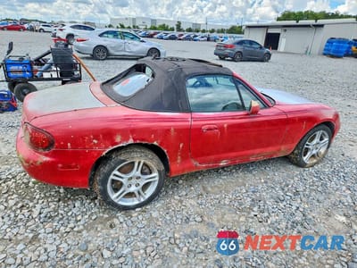 Trzecie zdjęcie samochodu z tyłu: 2005 MAZDA MX-5 MIATA BASE VIN:JM1NB353150414335 - miniatura