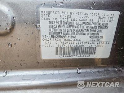 Zdjęcie 12 z 12 samochodu: 2024 NISSAN VERSA S VIN:3N1CN8DV9RL818168 - miniatura