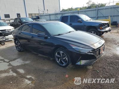 Czwarte zdjęcie samochodu z boku: 2021 HYUNDAI ELANTRA LIMITED VIN:5NPLP4AG8MH023224 - miniatura