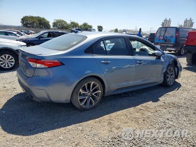 Trzecie zdjęcie samochodu z tyłu: 2022 TOYOTA COROLLA SE VIN:5YFP4MCE7NP110039 - miniatura