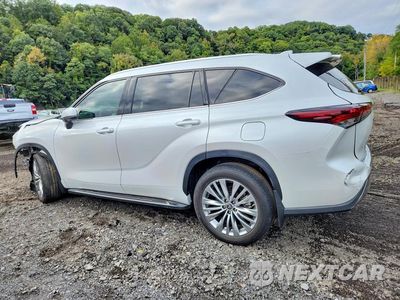 Drugie zdjęcie samochodu z przodu: 2024 TOYOTA HIGHLANDER PLATINUM VIN:5TDKDRBH7RS542128 - miniatura