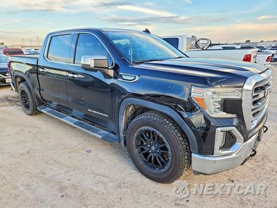 Czwarte zdjęcie samochodu z boku: 2020 GMC SIERRA K1500 SLT VIN:3GTU9DED4LG301137 - miniatura