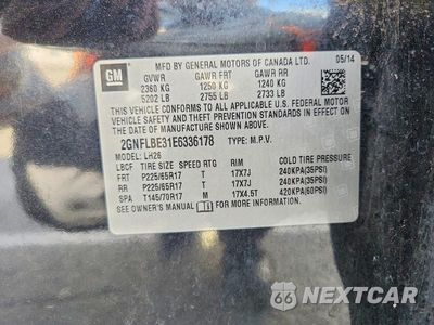 Zdjęcie 14 z 14 samochodu: 2014 CHEVROLET EQUINOX LT VIN:2GNFLBE31E6336178 - miniatura