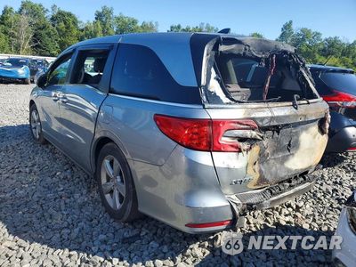 Drugie zdjęcie samochodu z przodu: 2019 HONDA ODYSSEY EX VIN:5FNRL6H54KB010410 - miniatura