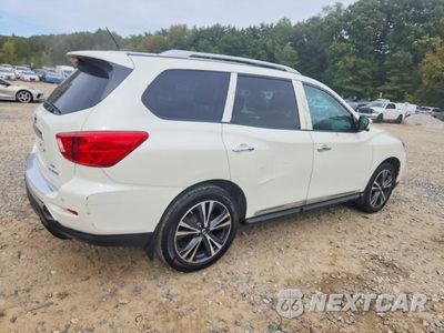 Trzecie zdjęcie samochodu z tyłu: 2017 NISSAN PATHFINDER PLATINUM VIN:5N1DR2MM1HC646430 - miniatura