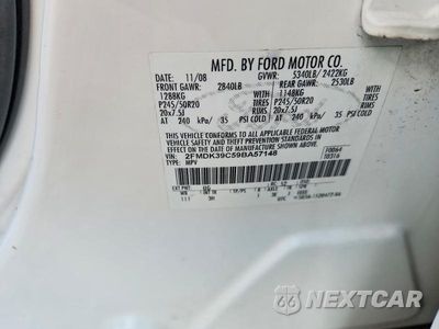 Zdjęcie 14 z 14 samochodu: 2009 FORD EDGE LIMITED VIN:2FMDK39C59BA57148 - miniatura
