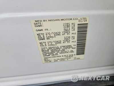Zdjęcie 13 z 13 samochodu: 2019 NISSAN MURANO PLATINUM VIN:5N1AZ2MS4KN107393 - miniatura