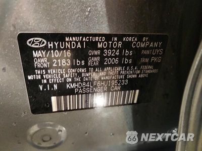 Zdjęcie 12 z 12 samochodu: 2017 HYUNDAI ELANTRA SE VIN:KMHD84LF6HU195233 - miniatura