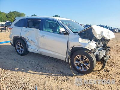 Czwarte zdjęcie samochodu z boku: 2014 TOYOTA HIGHLANDER LE PLUS VIN:5TDZKRFH7ES014968 - miniatura