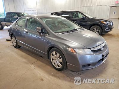 Czwarte zdjęcie samochodu z boku: 2010 HONDA CIVIC LX VIN:19XFA1F56AE081627 - miniatura