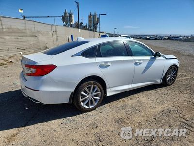 Trzecie zdjęcie samochodu z tyłu: 2022 HONDA ACCORD LX VIN:1HGCV1F11NA019938 - miniatura