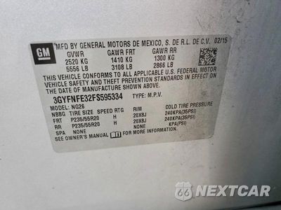 Zdjęcie 13 z 13 samochodu: 2015 CADILLAC SRX PERFORMANCE COLLECTION VIN:3GYFNFE32FS595334 - miniatura