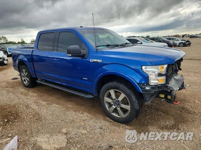 Czwarte zdjęcie samochodu z boku: 2017 FORD F150 SUPERCREW VIN:1FTEW1EP6HFC19618 - miniatura