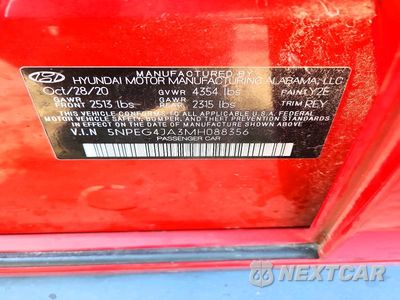 Zdjęcie 12 z 12 samochodu: 2021 HYUNDAI SONATA SE VIN:5NPEG4JA3MH088356 - miniatura