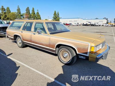 Czwarte zdjęcie samochodu z boku: 1991 FORD CROWN VICTORIA COUNTRY SQUIRE LX VIN:2FACP79FXMX149215 - miniatura