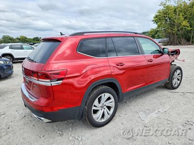 Trzecie zdjęcie samochodu z tyłu: 2021 VOLKSWAGEN ATLAS SE VIN:1V2HR2CA8MC533483 - miniatura