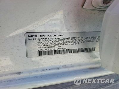Zdjęcie 12 z 12 samochodu: 2022 AUDI A3 PREMIUM VIN:WAUAUDGY9NA076682 - miniatura