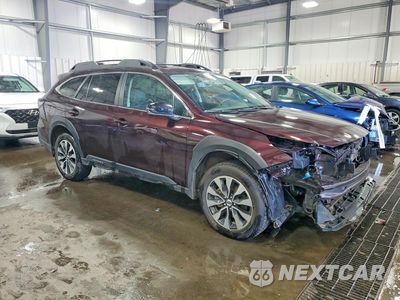Czwarte zdjęcie samochodu z boku: 2025 SUBARU OUTBACK LIMITED VIN:4S4BTANC0S3116126 - miniatura