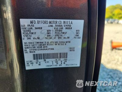 Zdjęcie 12 z 12 samochodu: 2004 FORD F150 VIN:1FTPX12594NA37386 - miniatura