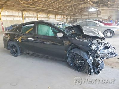 Czwarte zdjęcie samochodu z boku: 2021 TOYOTA CAMRY SE NIGHTSHADE VIN:4T1G11AK3MU477243 - miniatura