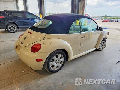 Trzecie zdjęcie samochodu z tyłu: 2003 VOLKSWAGEN NEW BEETLE GLS VIN:3VWCD21Y23M333428 - miniatura