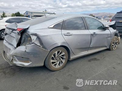 Trzecie zdjęcie samochodu z tyłu: 2018 HONDA CIVIC EX VIN:19XFC2F82JE200896 - miniatura