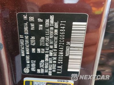 Zdjęcie 13 z 13 samochodu: 2012 KIA OPTIMA LX VIN:5XXGM4A72CG068471 - miniatura