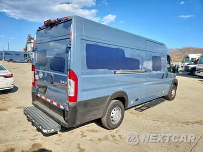 Trzecie zdjęcie samochodu z tyłu: 2021 RAM PROMASTER 3500 DELIVERY VAN VIN:3C6MRVJG6ME535807 - miniatura