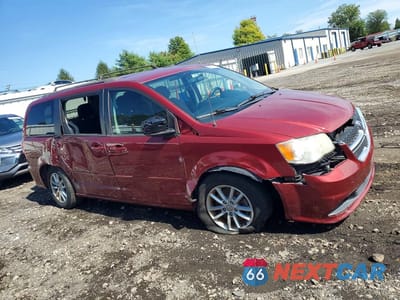 Czwarte zdjęcie samochodu z boku: 2014 DODGE GRAND CARAVAN SXT VIN:2C4RDGCG9ER356571 - miniatura