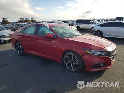 Czwarte zdjęcie samochodu z boku: 2020 HONDA ACCORD SPORT VIN:1HGCV1F33LA022273 - miniatura