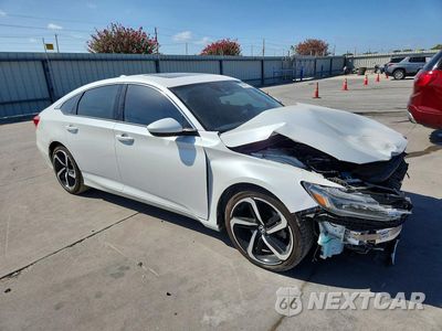 Czwarte zdjęcie samochodu z boku: 2020 HONDA ACCORD SPORT VIN:1HGCV2F31LA000682 - miniatura