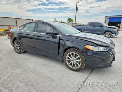 Czwarte zdjęcie samochodu z boku: 2020 FORD FUSION SE VIN:3FA6P0HD9LR191747 - miniatura