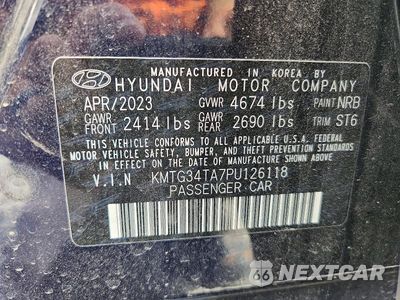 Zdjęcie 13 z 13 samochodu: 2023 GENESIS G70 2.0T VIN:KMTG34TA7PU126118 - miniatura