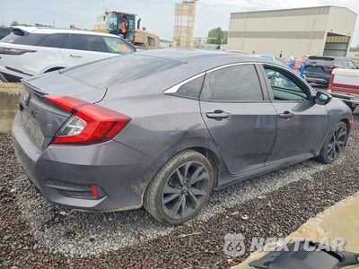 Trzecie zdjęcie samochodu z tyłu: 2019 HONDA CIVIC SPORT VIN:2HGFC2F85KH596412 - miniatura