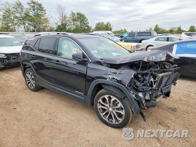 Czwarte zdjęcie samochodu z boku: 2019 GMC TERRAIN SLT VIN:3GKALPEXXKL380789 - miniatura