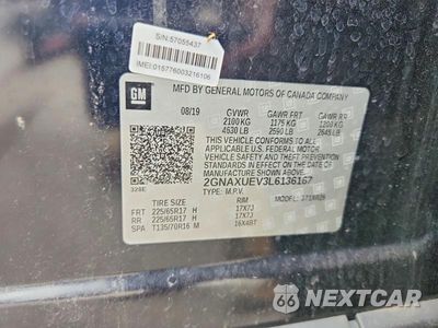 Zdjęcie 12 z 12 samochodu: 2020 CHEVROLET EQUINOX LT VIN:2GNAXUEV3L6136167 - miniatura