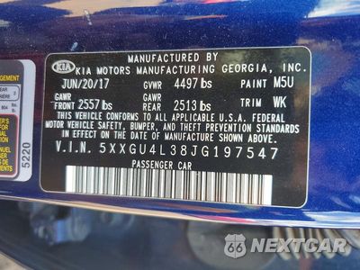 Zdjęcie 12 z 12 samochodu: 2018 KIA OPTIMA EX VIN:5XXGU4L38JG197547 - miniatura