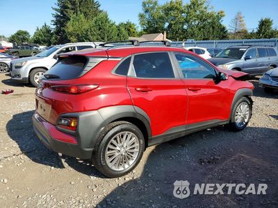 Trzecie zdjęcie samochodu z tyłu: 2021 HYUNDAI KONA SEL VIN:KM8K22AA6MU698534 - miniatura