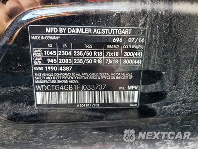 Zdjęcie 12 z 12 samochodu: 2015 MERCEDES-BENZ GLA 250 4MATIC VIN:WDCTG4GB1FJ033707 - miniatura