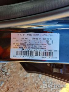Zdjęcie 12 z 12 samochodu: 2013 MAZDA 3 I VIN:JM1BL1WP4D1823136 - miniatura