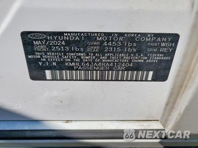 Zdjęcie 12 z 12 samochodu: 2024 HYUNDAI SONATA SEL VIN:KMHL64JA4RA412404 - miniatura
