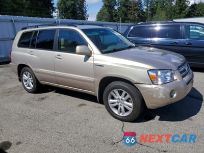 Czwarte zdjęcie samochodu z boku: 2006 TOYOTA HIGHLANDER HYBRID VIN:JTEEW21A460028864 - miniatura