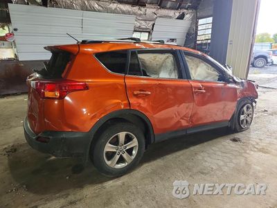 Trzecie zdjęcie samochodu z tyłu: 2015 TOYOTA RAV4 XLE VIN:JTMRFREV3FD163161 - miniatura