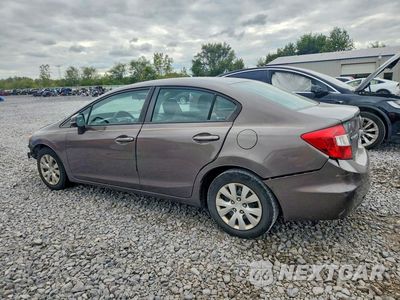 Drugie zdjęcie samochodu z przodu: 2012 HONDA CIVIC LX VIN:19XFB2F50CE375076 - miniatura