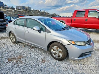 Czwarte zdjęcie samochodu z boku: 2013 HONDA CIVIC LX VIN:19XFB2F56DE289496 - miniatura